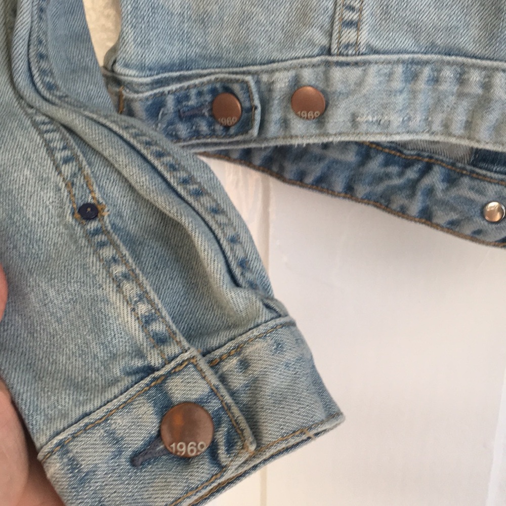 Gap Icon Denim Jacket - Destructed - image 4